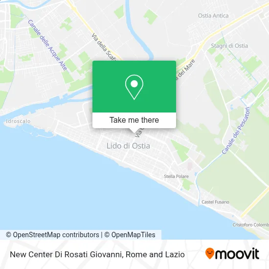New Center Di Rosati Giovanni map