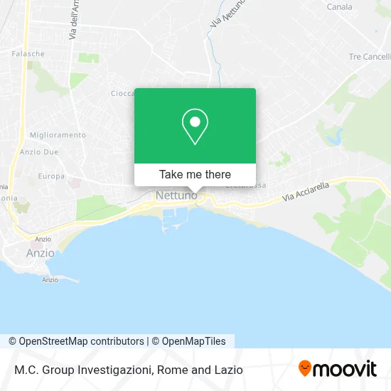 M.C. Group Investigazioni map