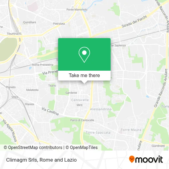 Climagm Srls map