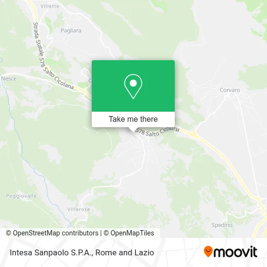 Intesa Sanpaolo S.P.A. map