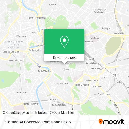 Martina Al Colosseo map