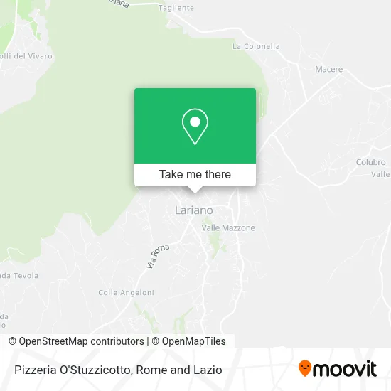 Pizzeria O'Stuzzicotto map