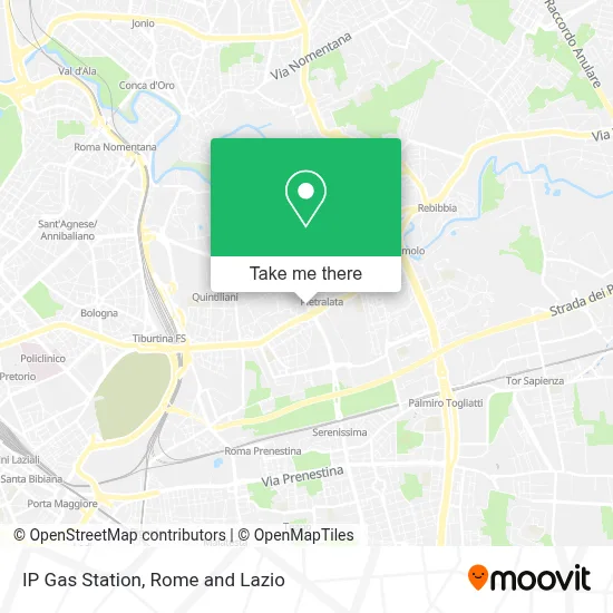 IP Gas Station map