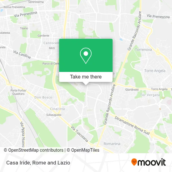 Casa Iride map