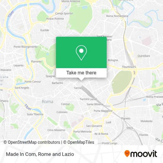 Made In Com map