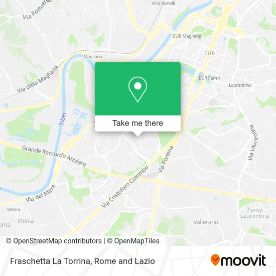 Fraschetta La Torrina map