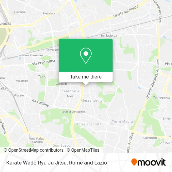 Karate Wado Ryu Ju Jitsu map