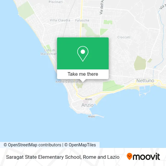 Saragat State Elementary School map