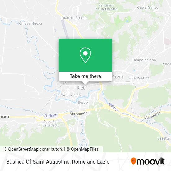 Basilica Of Saint Augustine map