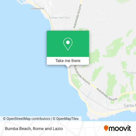 Bumba Beach map