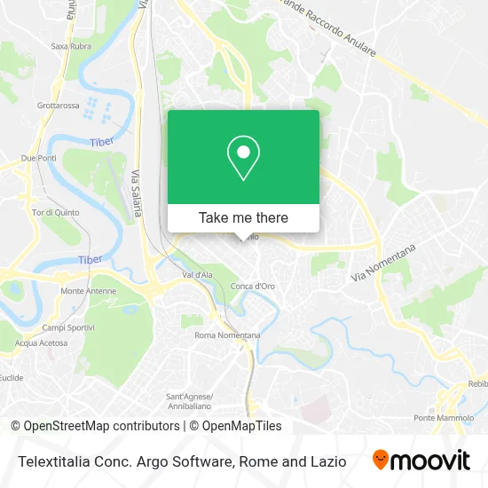 Telextitalia Conc. Argo Software map