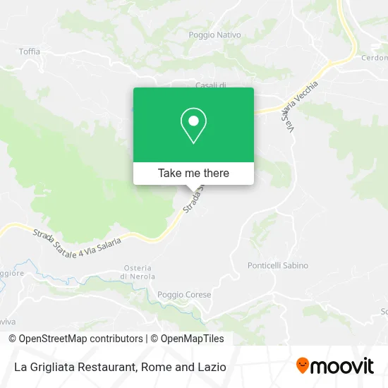 La Grigliata Restaurant map