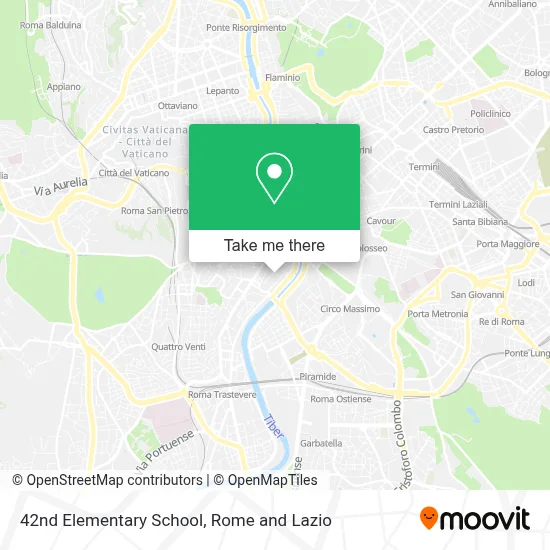 42nd Elementary School map
