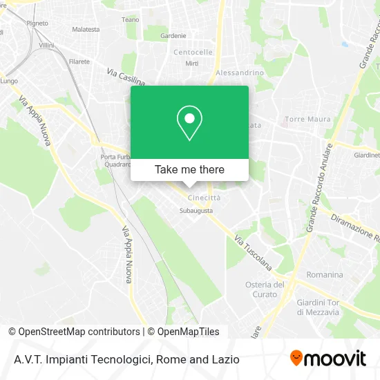 A.V.T. Impianti Tecnologici map