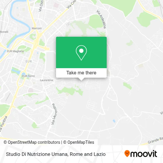 Studio Di Nutrizione Umana map