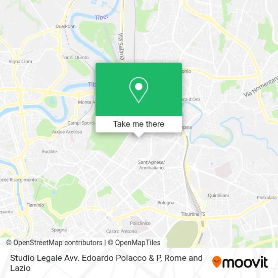 Studio Legale Avv. Edoardo Polacco & P map