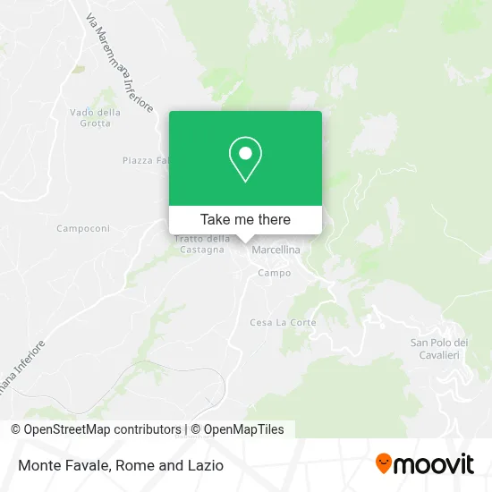 Monte Favale map