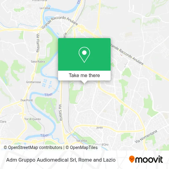 Adm Gruppo Audiomedical Srl map