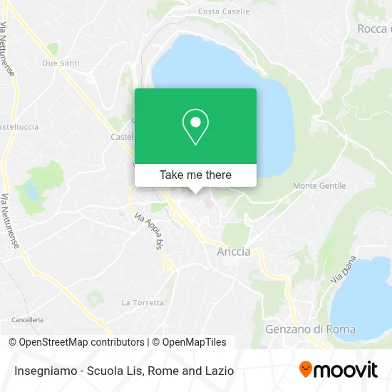 Insegniamo - Scuola Lis map