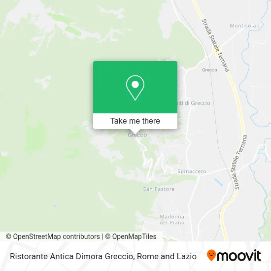 Ristorante Antica Dimora Greccio map