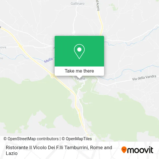 Ristorante Il Vicolo Dei F.lli Tamburrini map