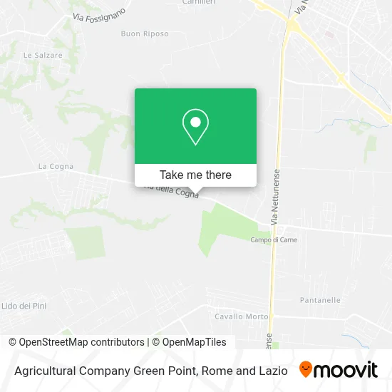 Agricultural Company Green Point map