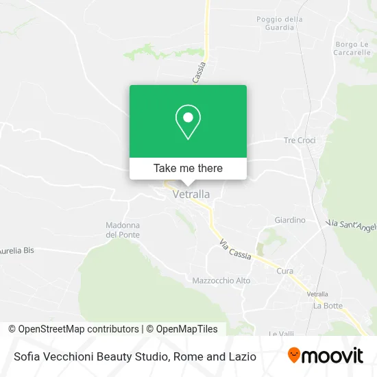 Sofia Vecchioni Beauty Studio map