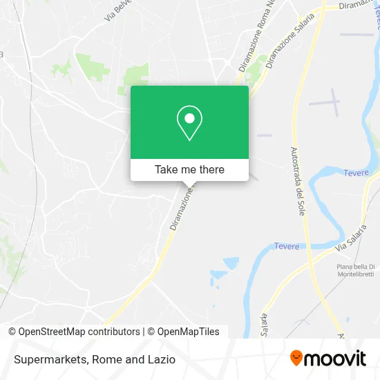 Supermarkets map