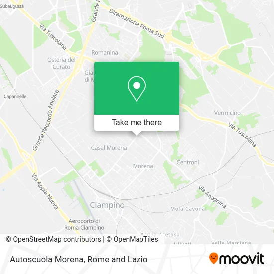 Autoscuola Morena map