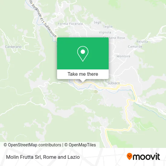 Molin Frutta Srl map