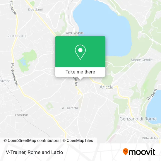V-Trainer map