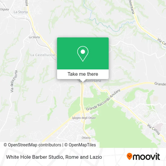 White Hole Barber Studio map