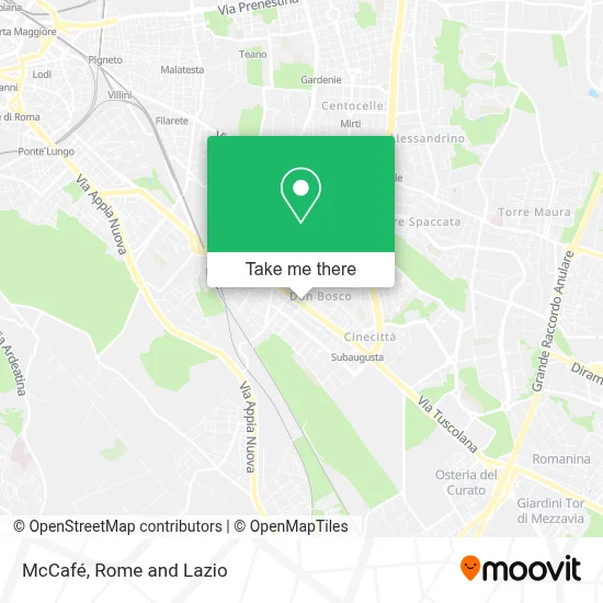 McCafé map