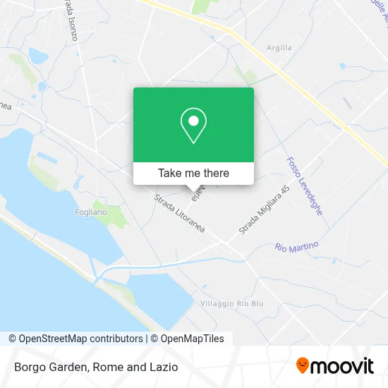 Borgo Garden map