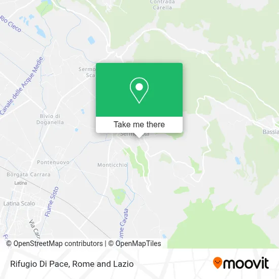 Rifugio Di Pace map