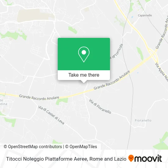 Titocci Noleggio Piattaforme Aeree map
