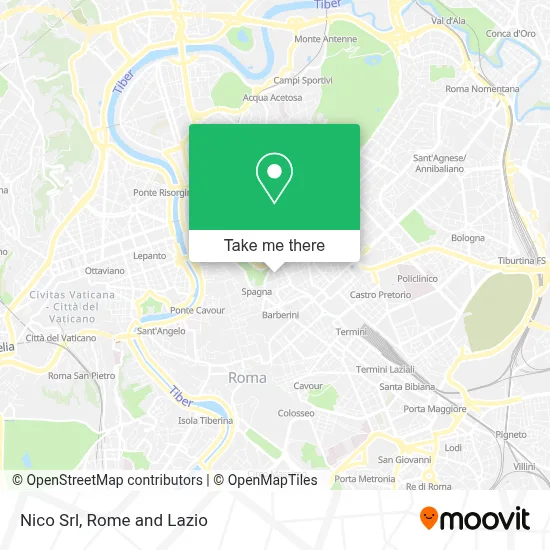 Nico Srl map