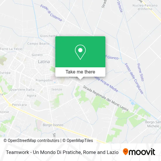 Teamwork - Un Mondo Di Pratiche map