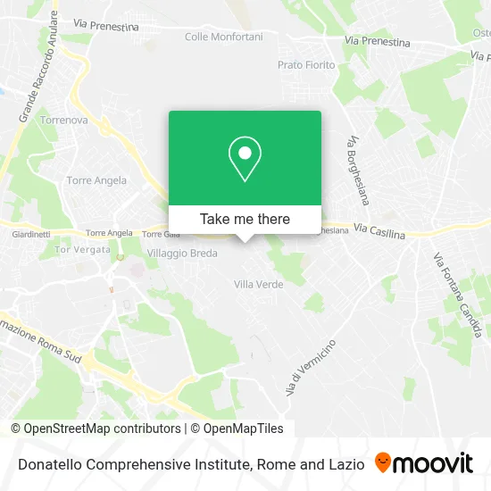 Donatello Comprehensive Institute map