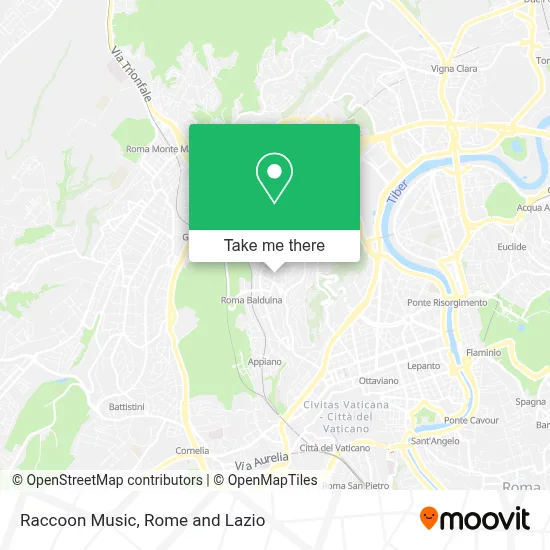 Raccoon Music map