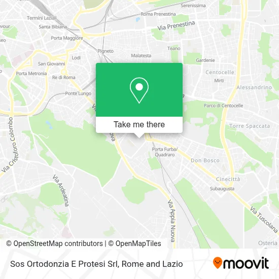 Sos Ortodonzia E Protesi Srl map