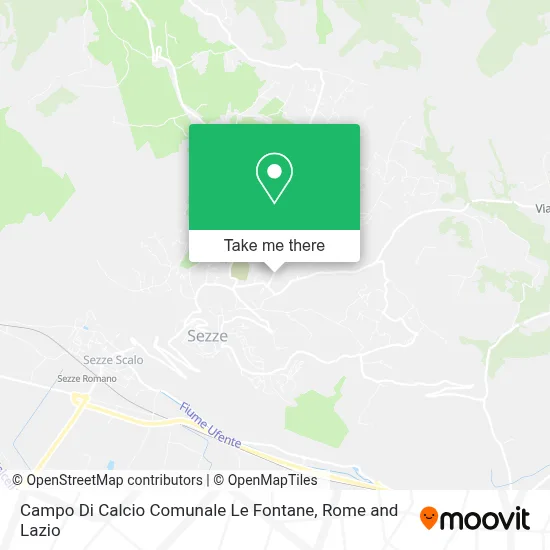 Campo Di Calcio Comunale Le Fontane map