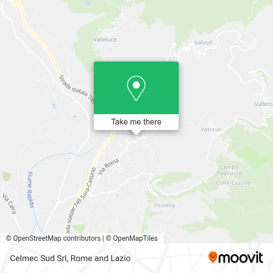 Celmec Sud Srl map