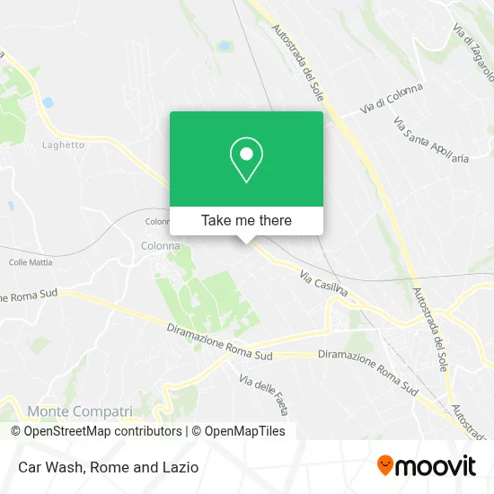 Car Wash map