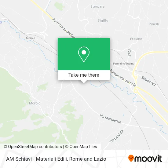 AM Schiavi - Materiali Edili map