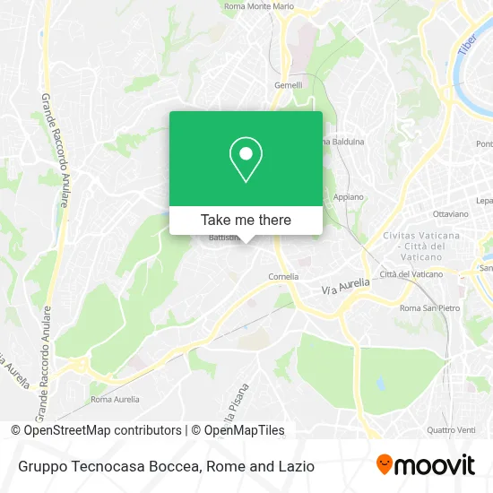 Gruppo Tecnocasa Boccea map