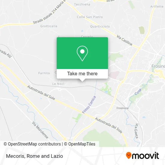 Mecoris map