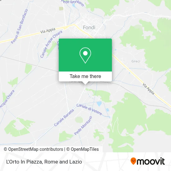 L'Orto In Piazza map