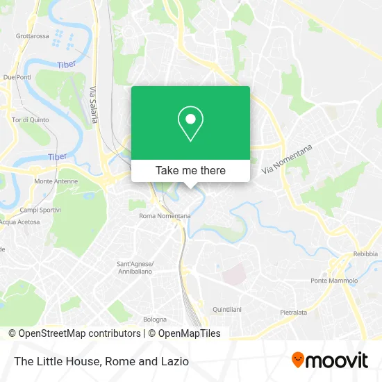 The Little House map
