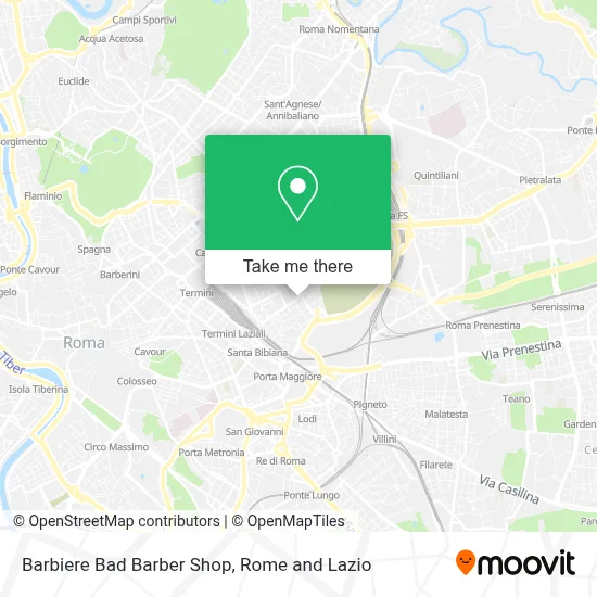 Barbiere Bad Barber Shop map